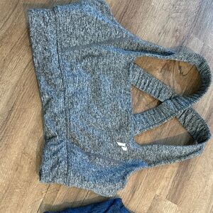 Women's Heather Gray Sports Bra